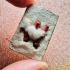 Somdej Wooden PorPan Hunpayon Guardian Wealth Lp Yen White Red Thai Amulet 18355